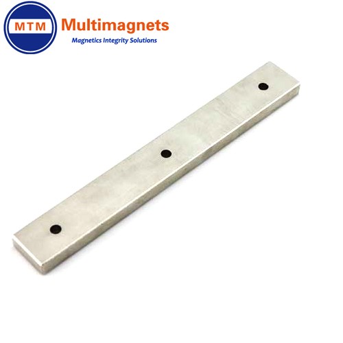 Permanent Rectangle magnet with countersunk hole 