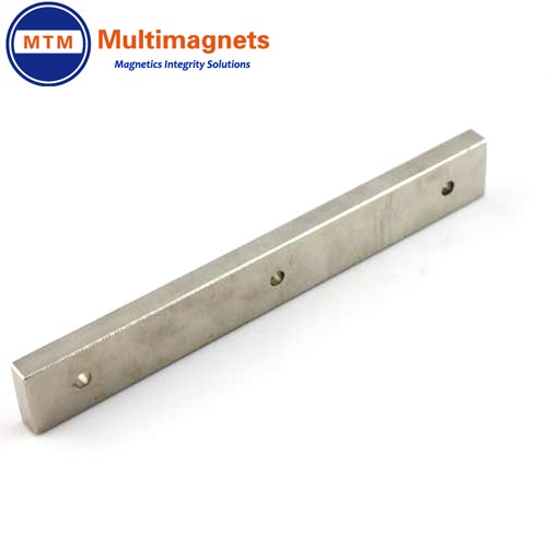 Permanent Rectangle magnet with countersunk hole 